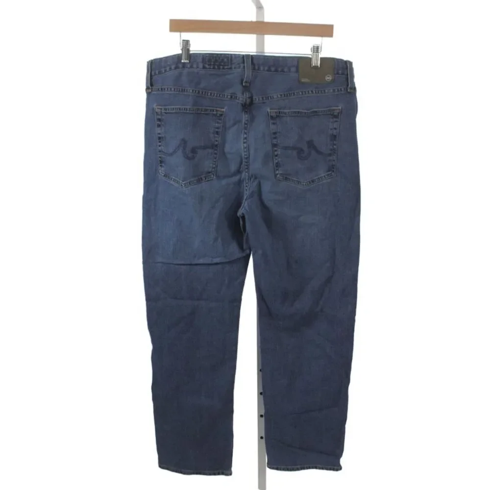 AG Adriano Goldschmied Mens Straight Blue Jeans Size 36